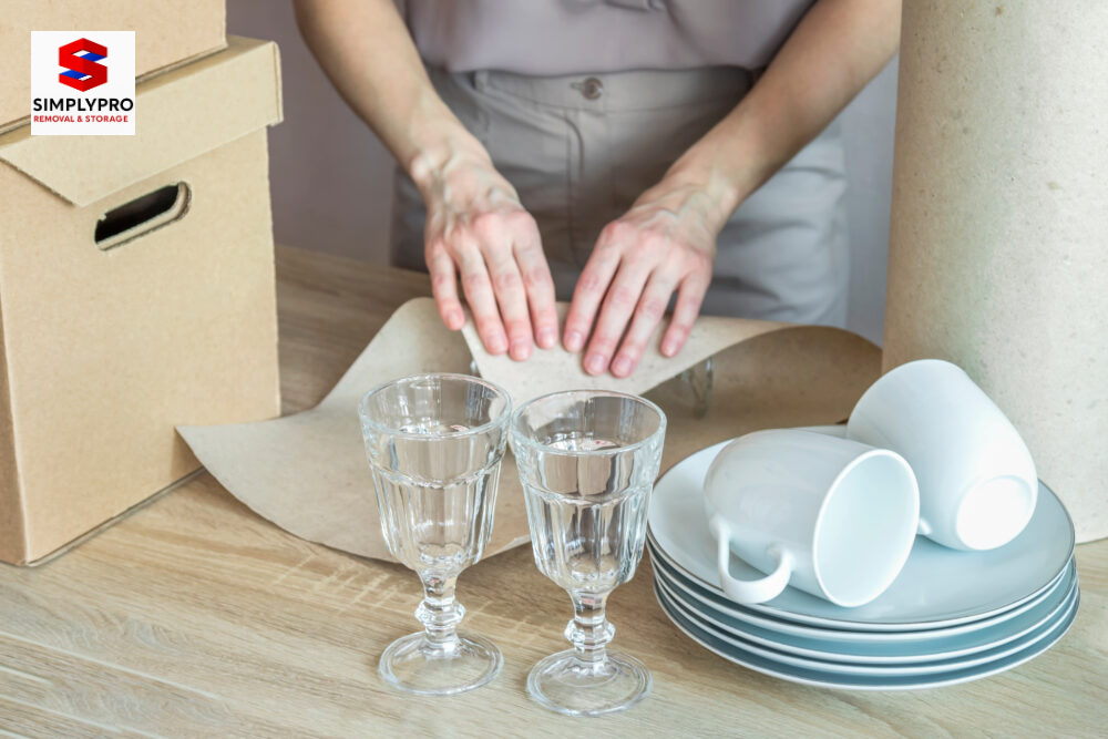 Safely packing fragile items